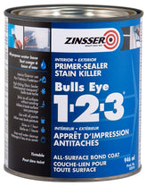 Zinsser Z02014 Primer, 450 sq-ft/gal Coverage Area, Flat, White, 946 mL, Can